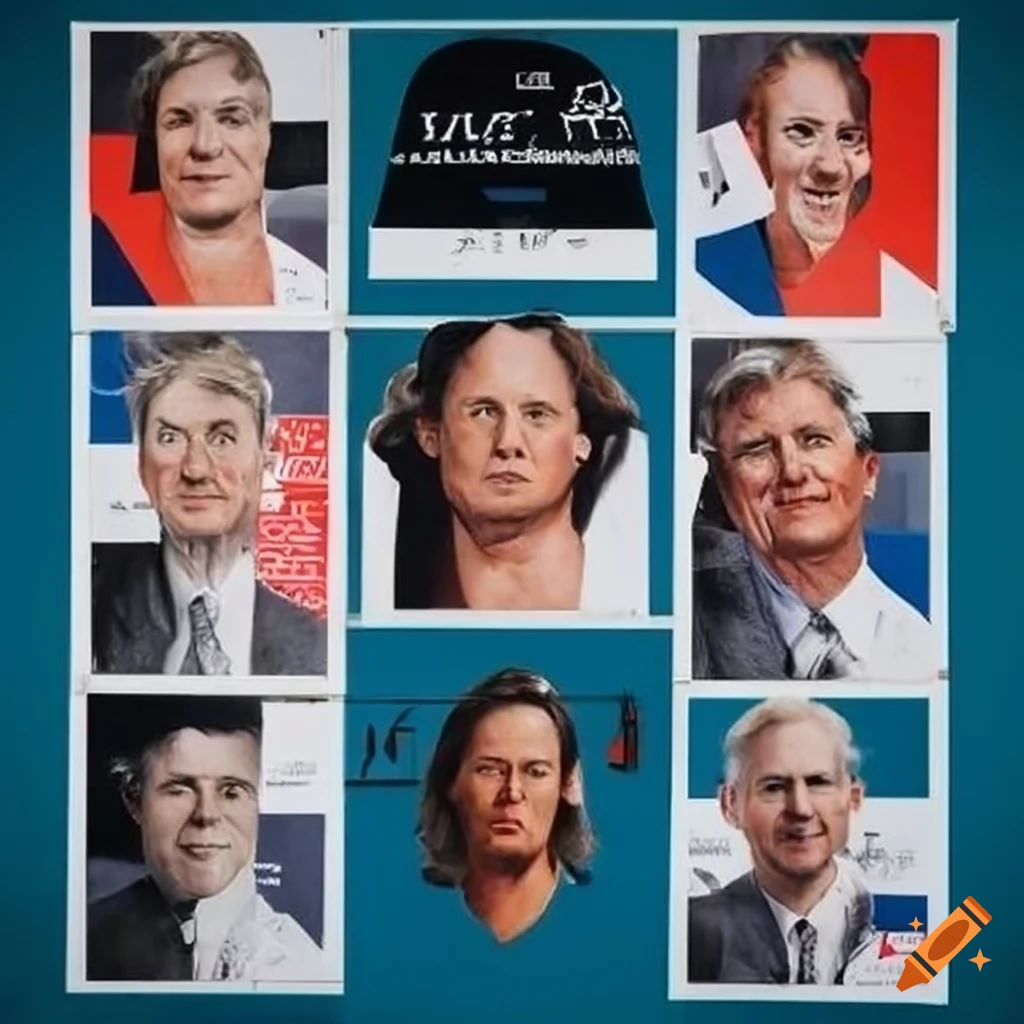 Dutch election posters with male and female portraits