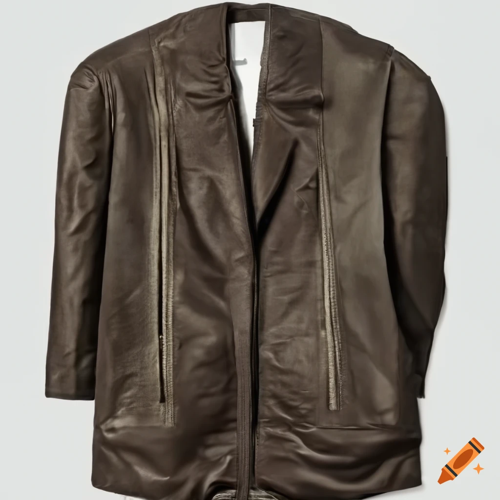 HD photo of a man wearing a Martin Margiela bandage jacket