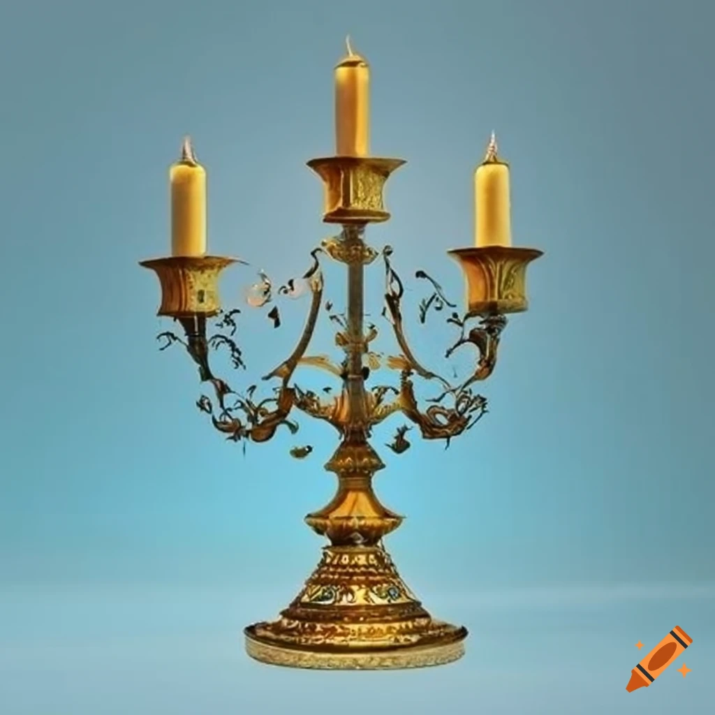 sky blue ornamental Islamic art lamp