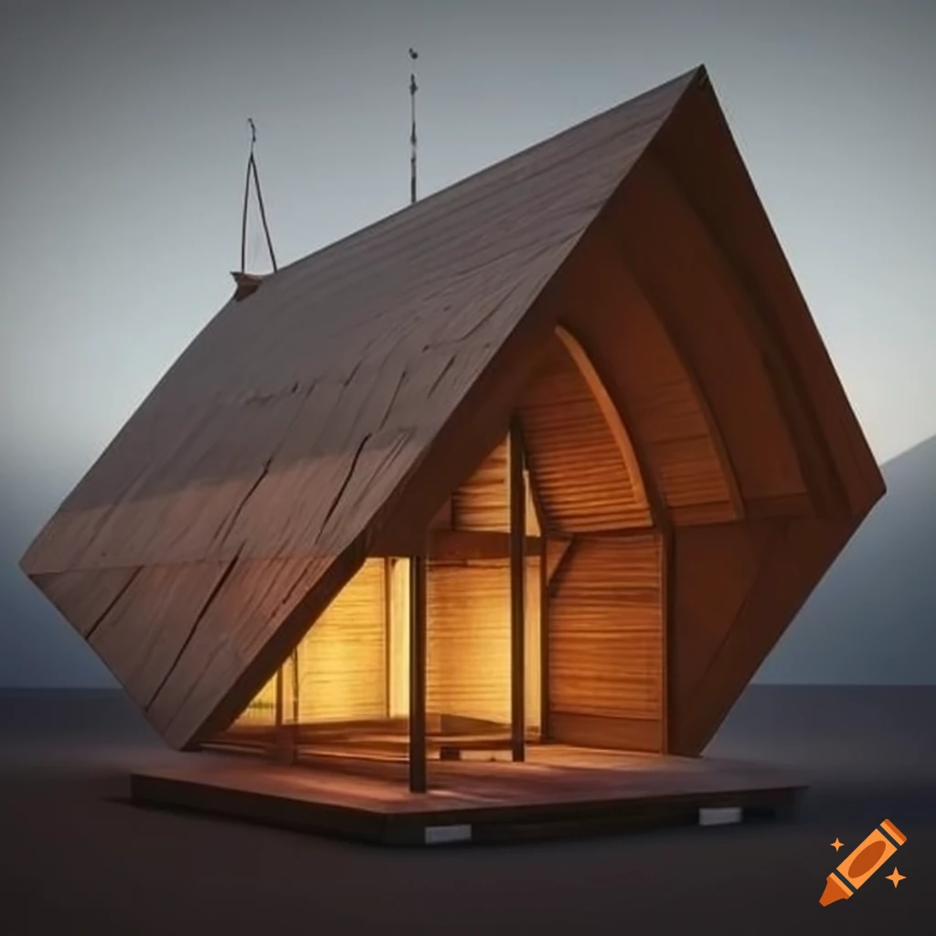 cathedral-like cabin architecture