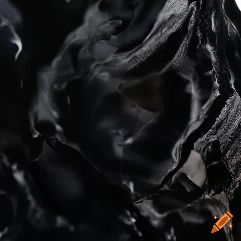 image of obsidian black