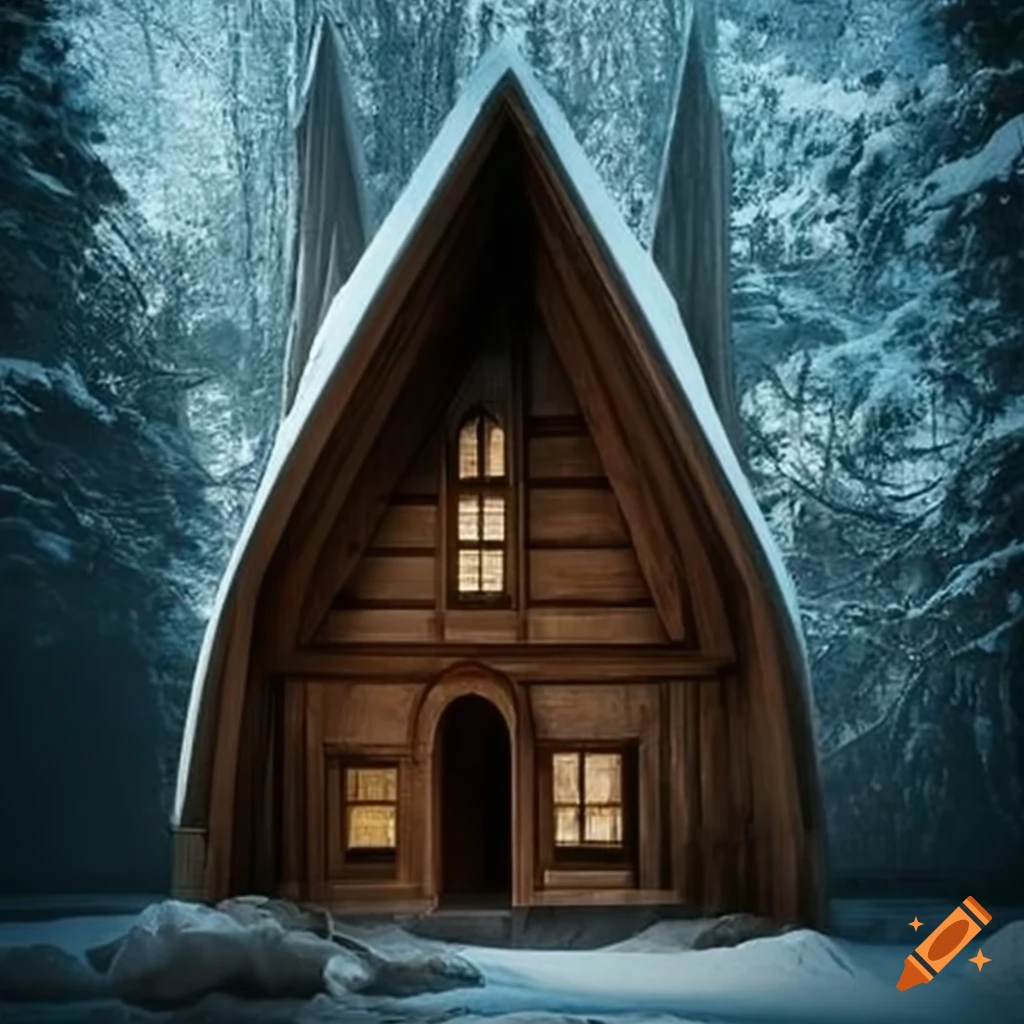 cathedral-inspired cabin architecture