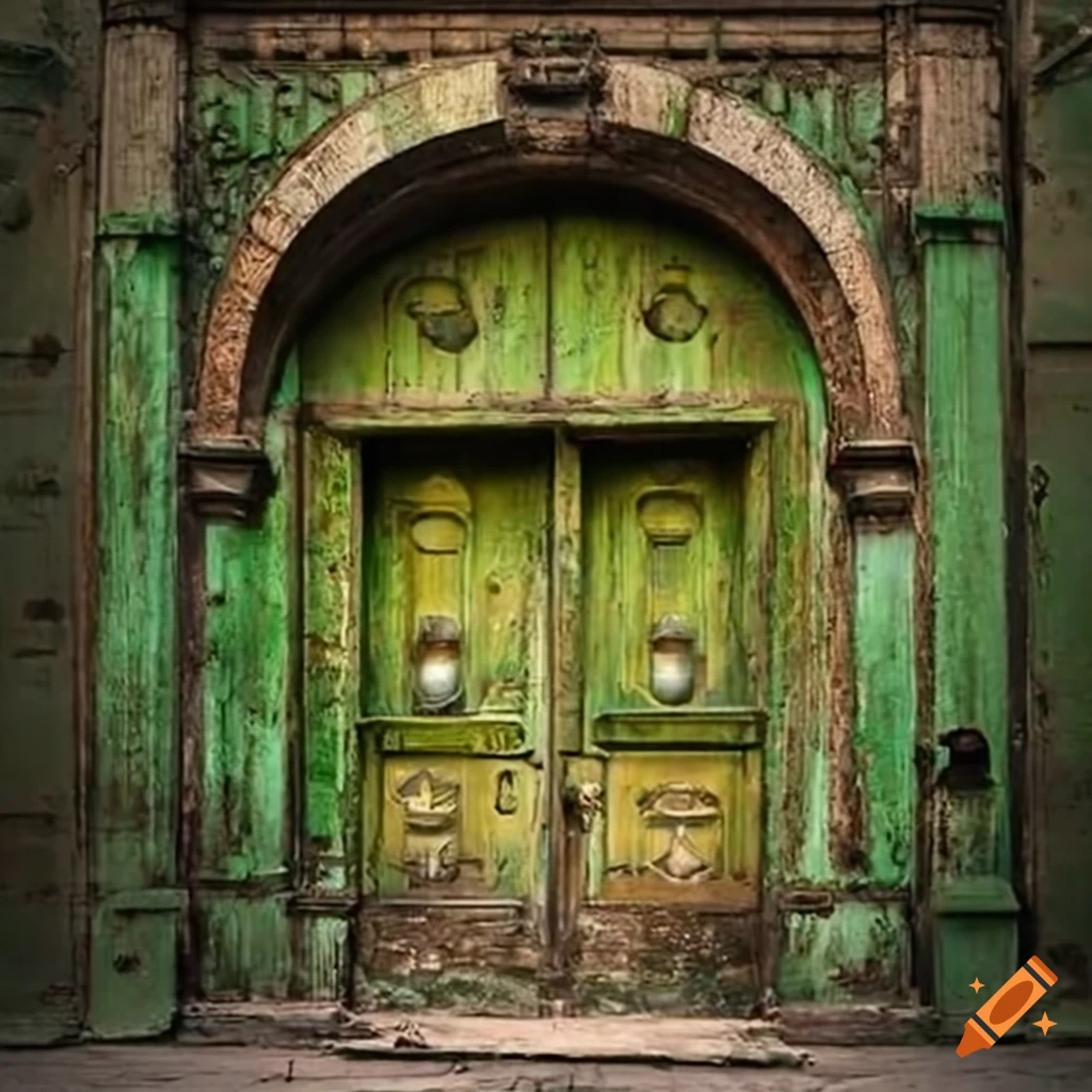 mysterious doorway in Havana city