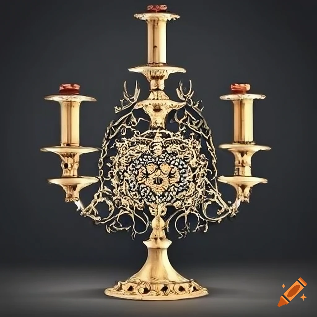 ornamental candelabrum in Islamic art