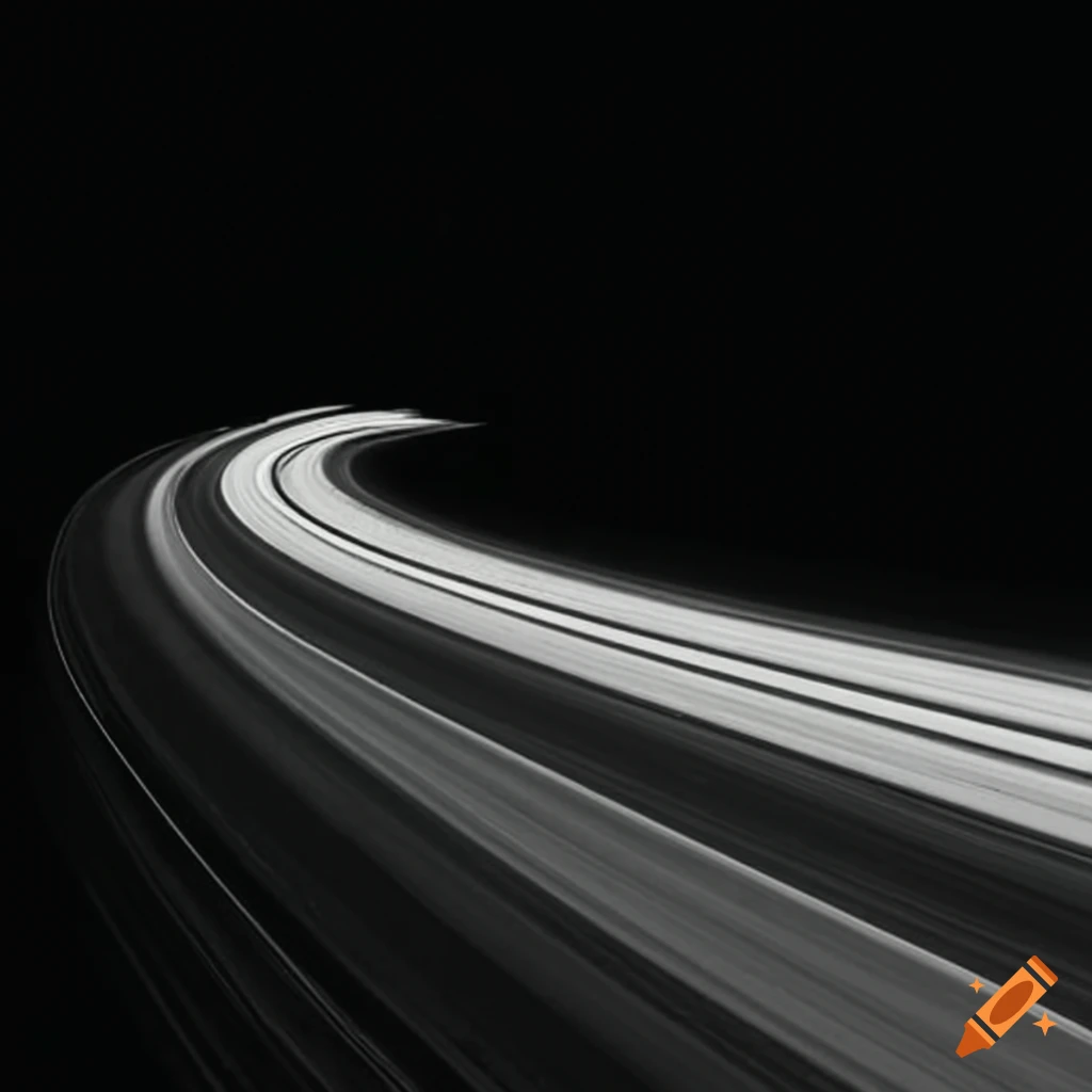 Car driving on rings of saturn on Craiyon