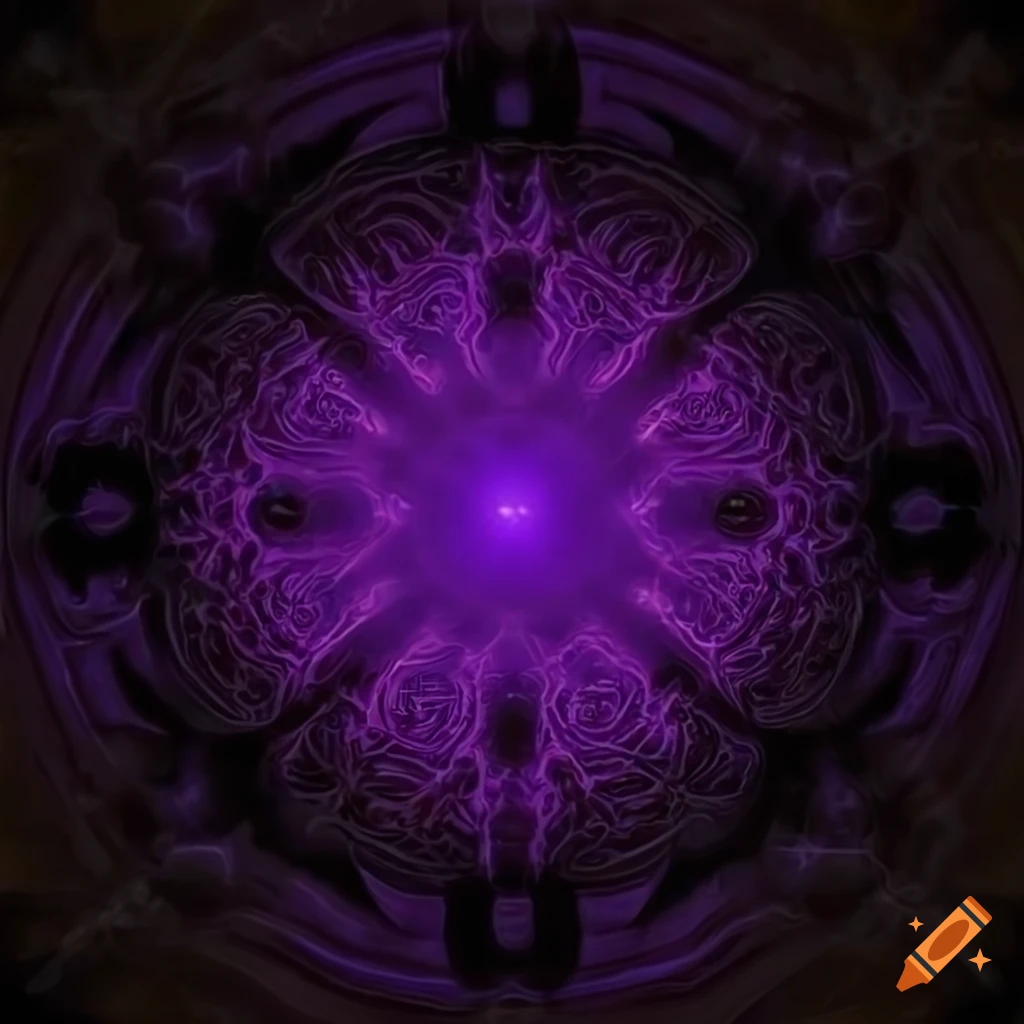 Dark Purple Emblem On Black Background On Craiyon