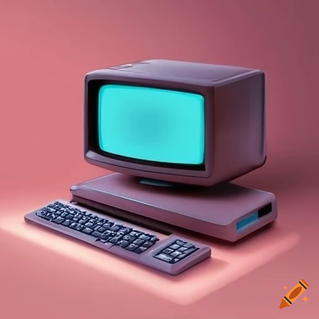 Computer with mi pc de juguete on the side panel on craiyon