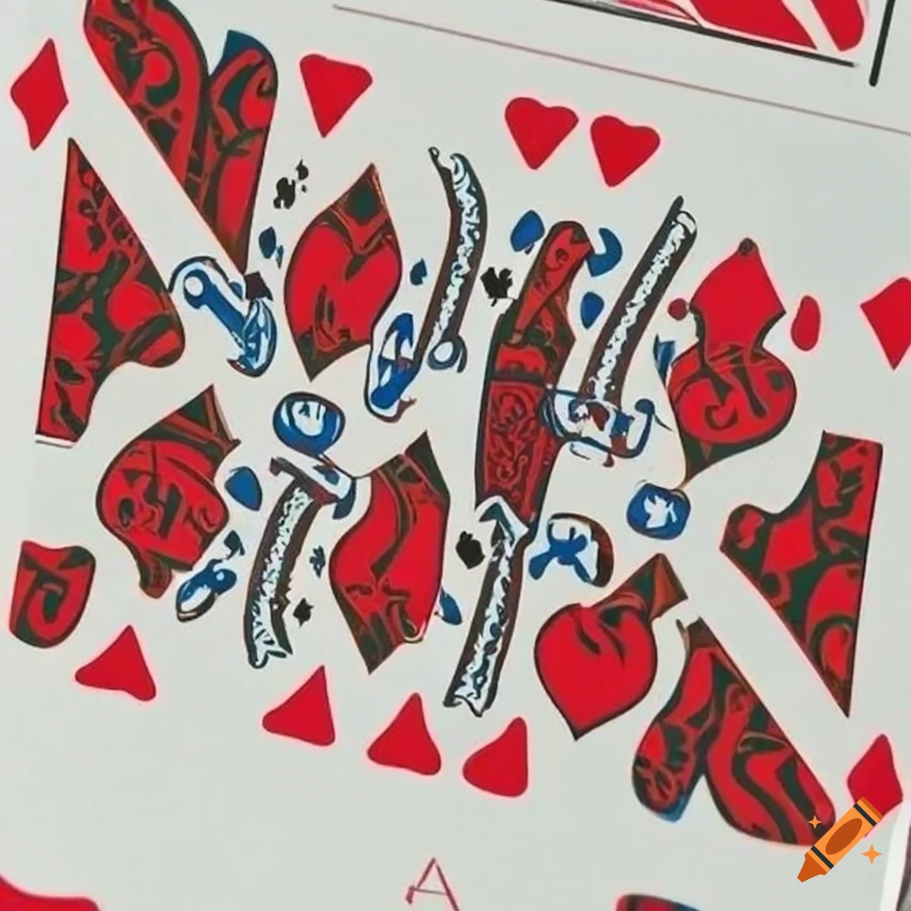 arabic playing card