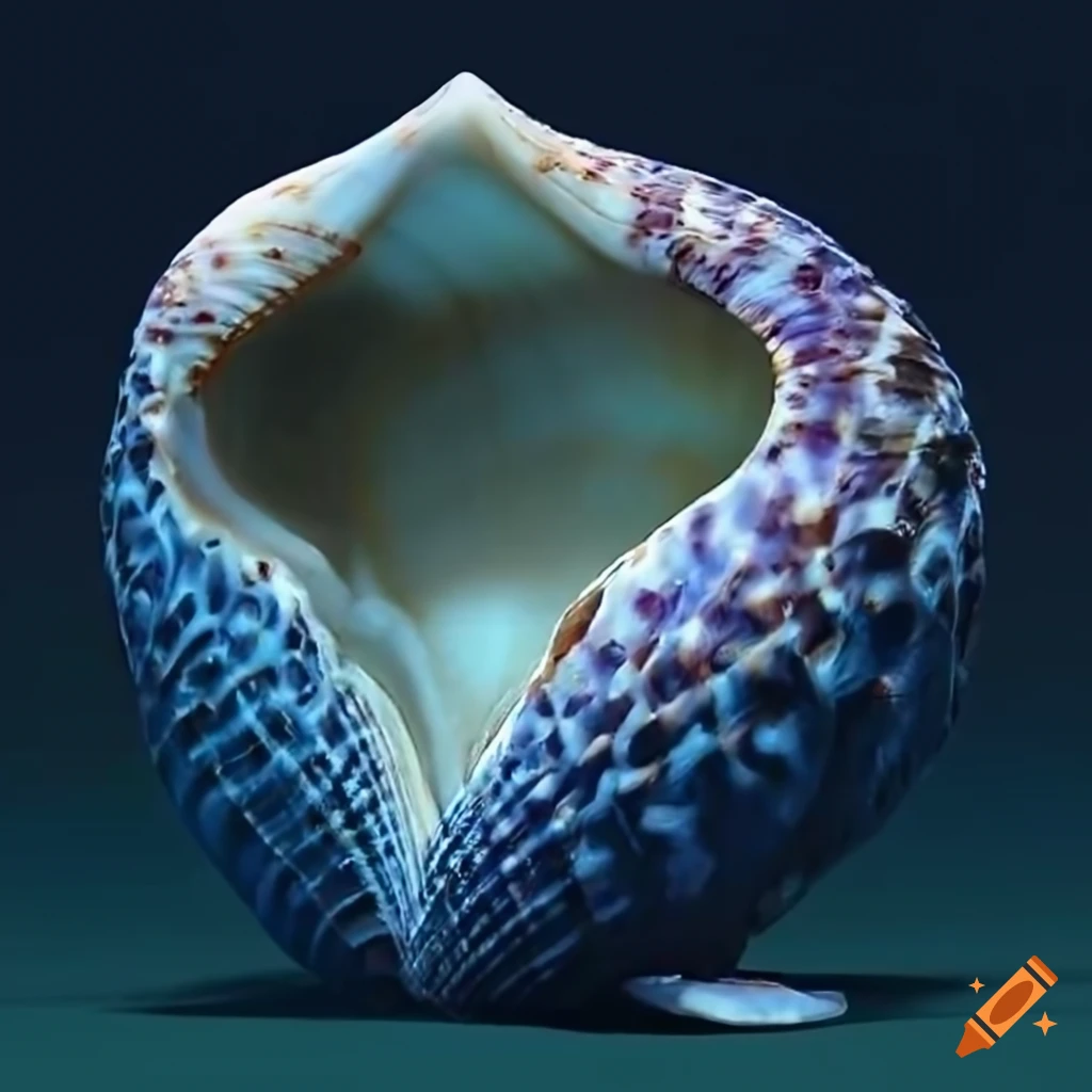 giant iridescent seashell