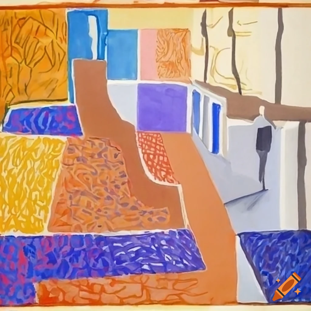 image of an art and architecture park featuring Georges Braque and David Hockney