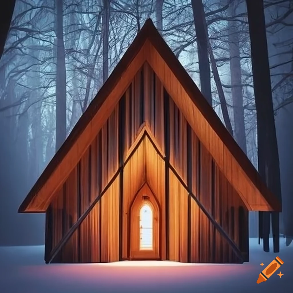 cathedral-like cabin architecture