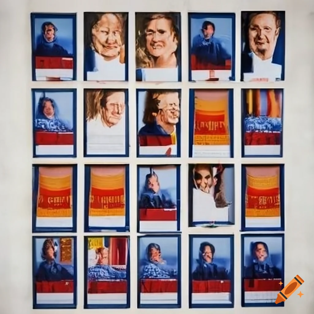 Dutch election posters on a wall