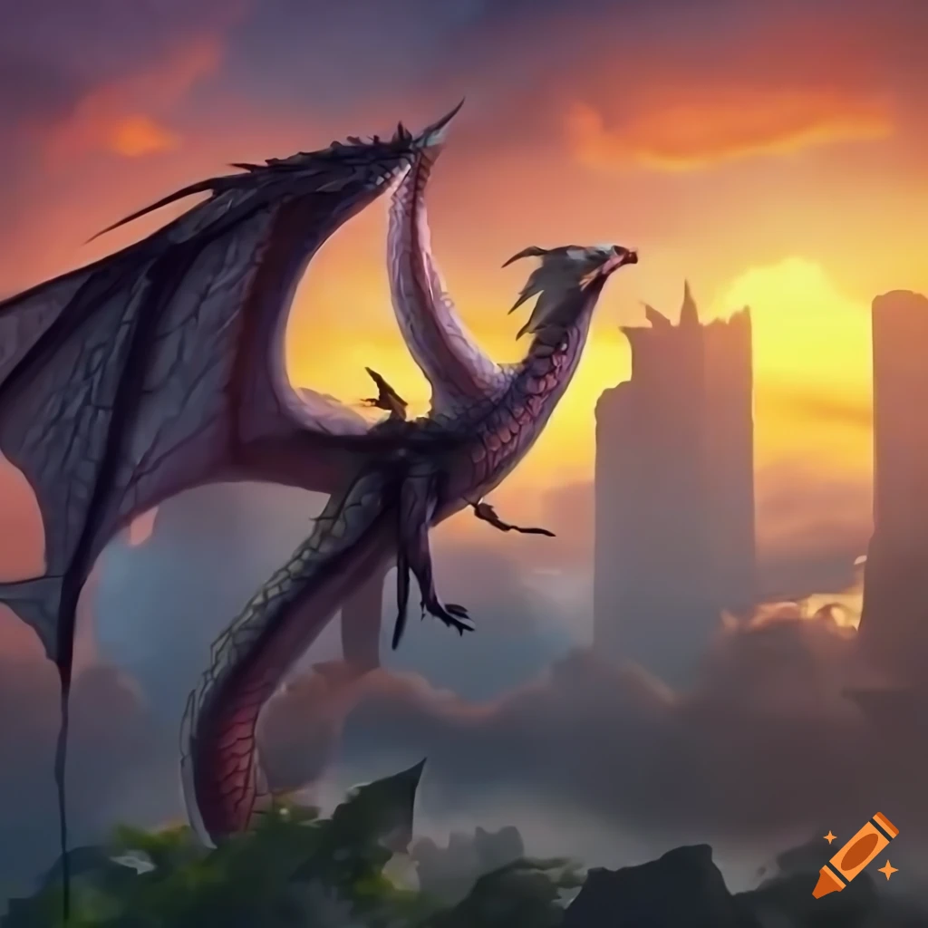 Hyper realistic artwork of a friendly dragon and a human on Craiyon