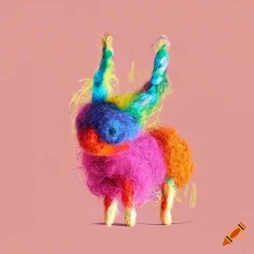 Flumpy Felted Wool Creatures