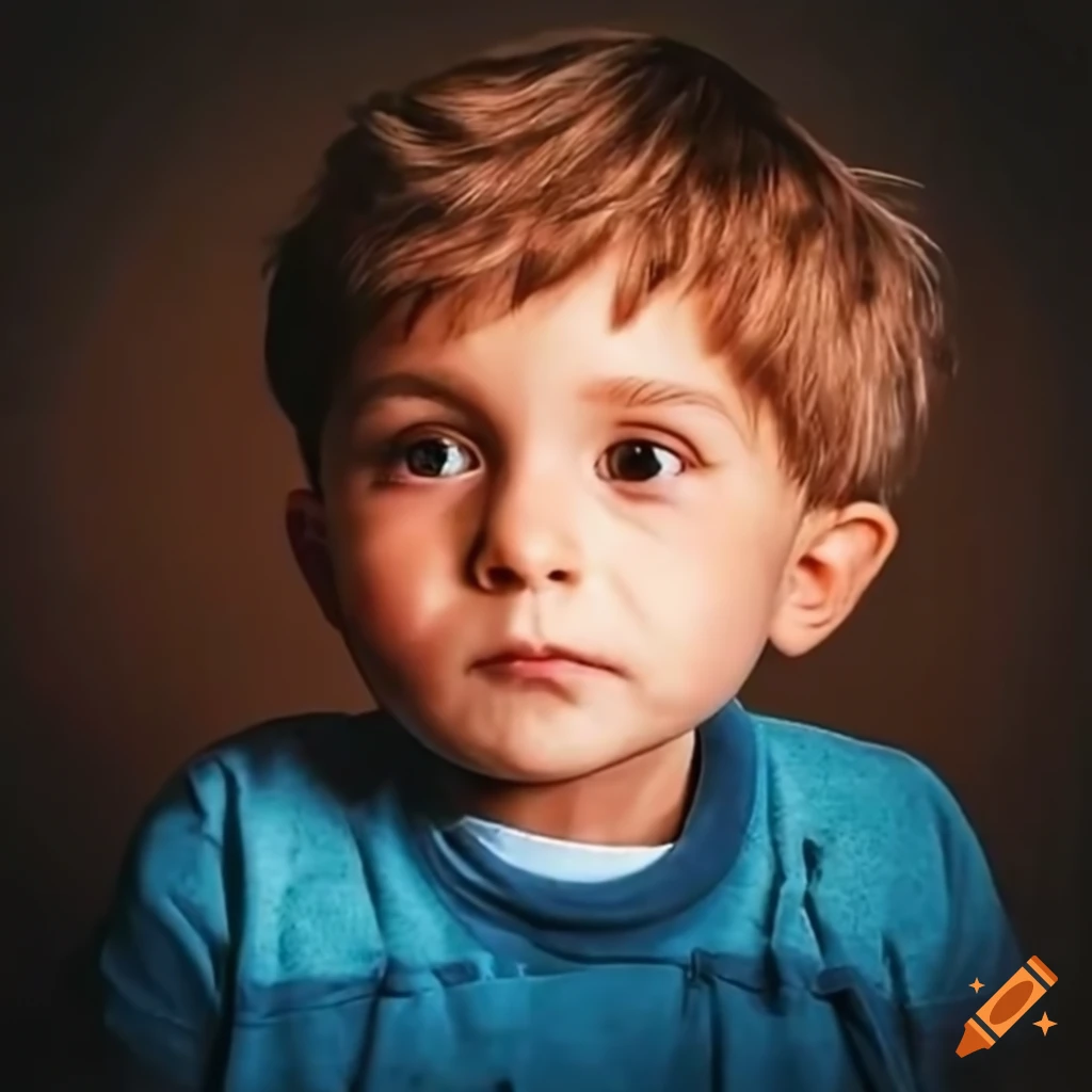 Image of a sad little boy named josh