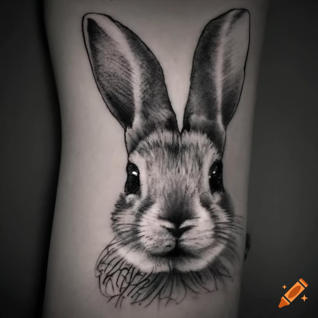 4.4ever Tattoo Nanded - Bunny Tattoo design small #Bunny #rabbit #Tattoo  #design #by #ganeshptattooist #Nanded #smalltattoo #pikachu #bunnylove # rabbits #love #2022 | Facebook