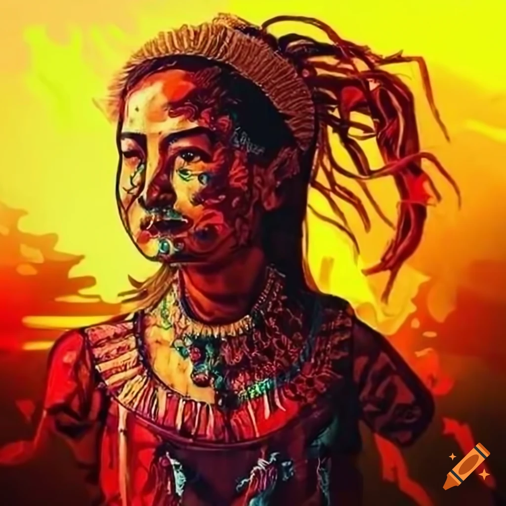 personification of Pampanga as a stylish character