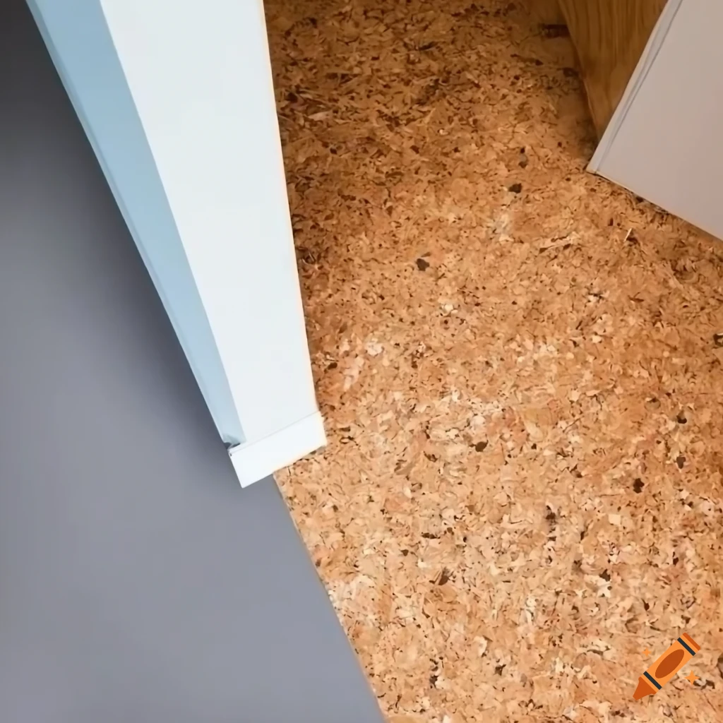 image of gray laminate flooring being installed in an apartment