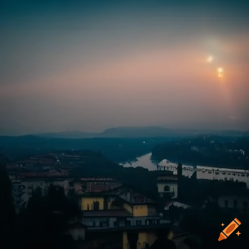 view of the sky from a villa in Florence
