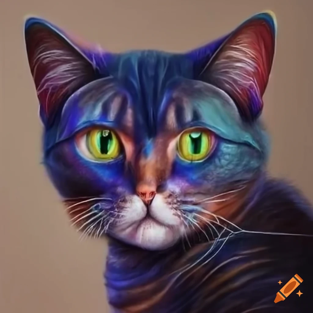 CAT AND BASKET Original Color Pencil Drawing Portrait Size 11.75 X 8.25  Mount matte Size 14 X 11 Signed Cat Art - Etsy