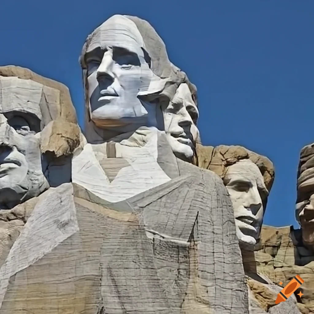 sculpture of Motherland Calls at Mount Rushmore