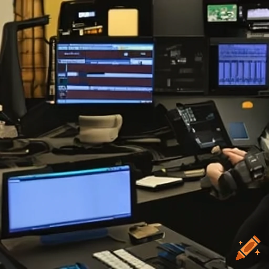 911 dispatcher at work
