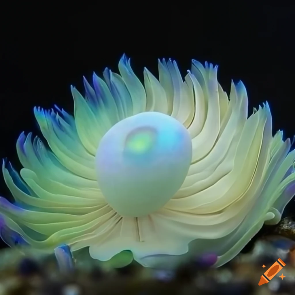 image of a giant pearl-like seashell