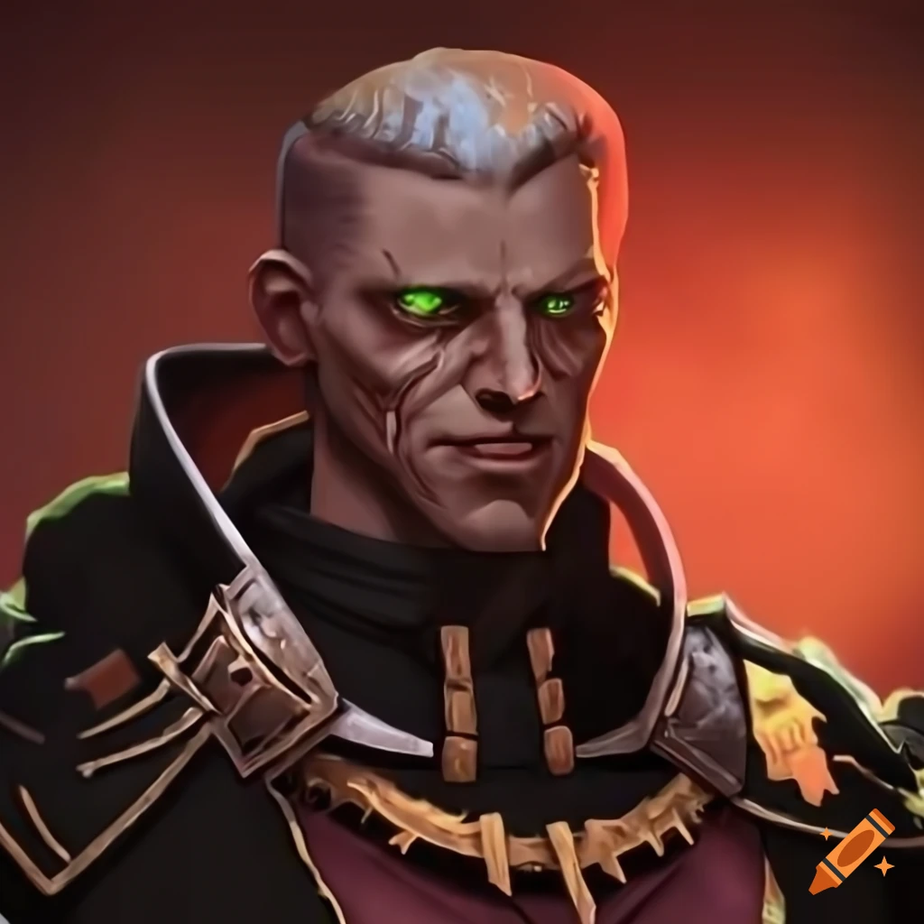 Portrait of a smiling male inquisitor
