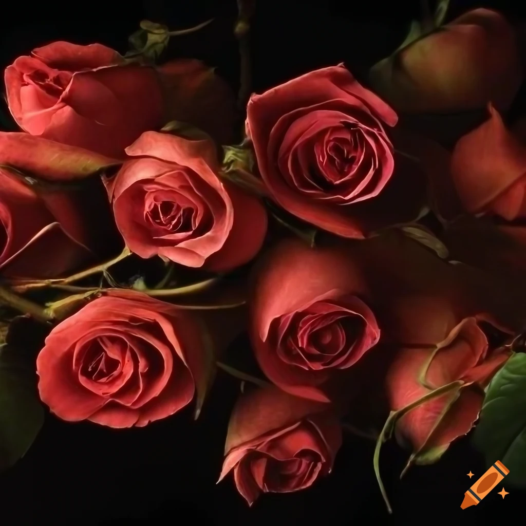 oil-painting-of-roses-on-old-wood-on-craiyon