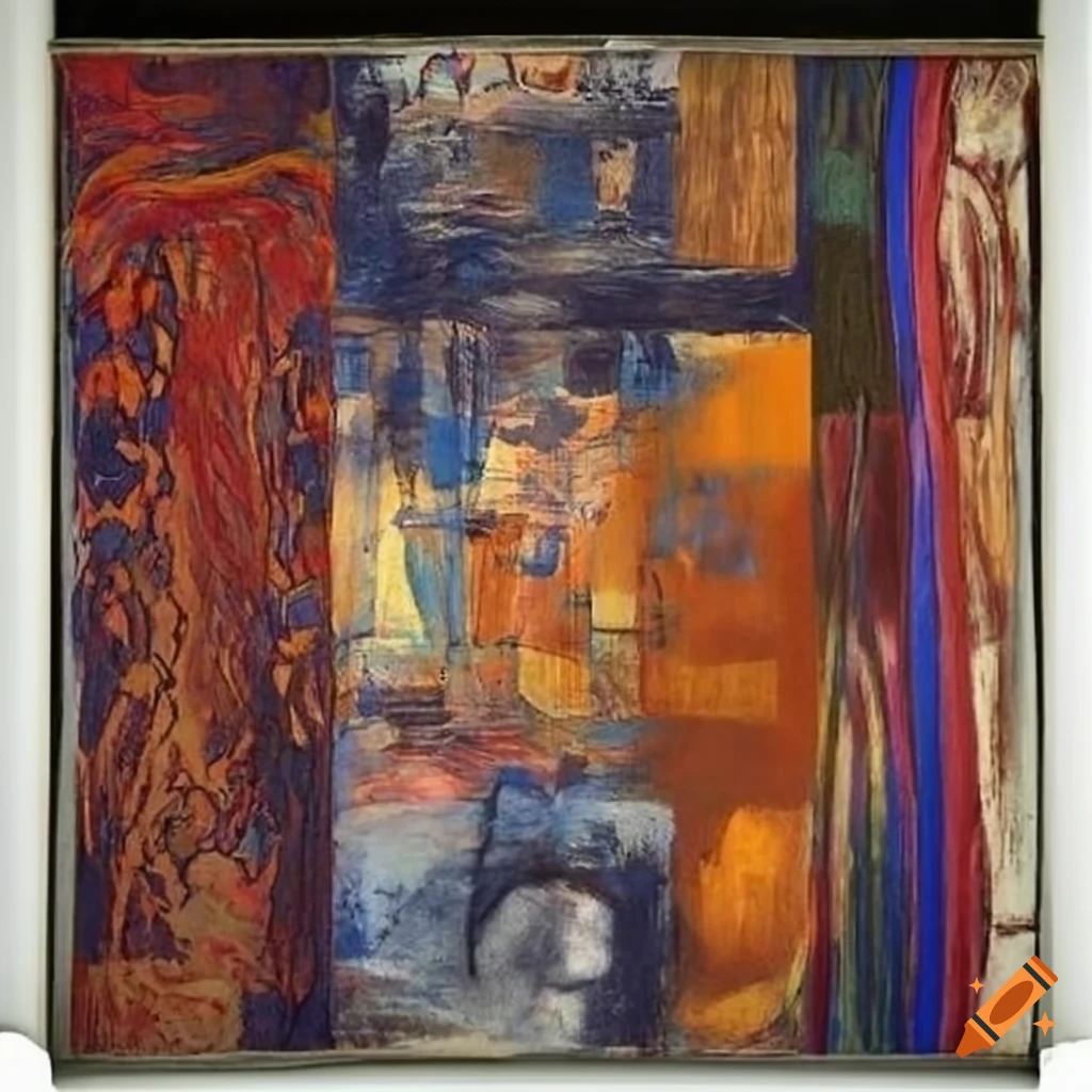 abstract art nouveau oil painting by Pierre Bonnard