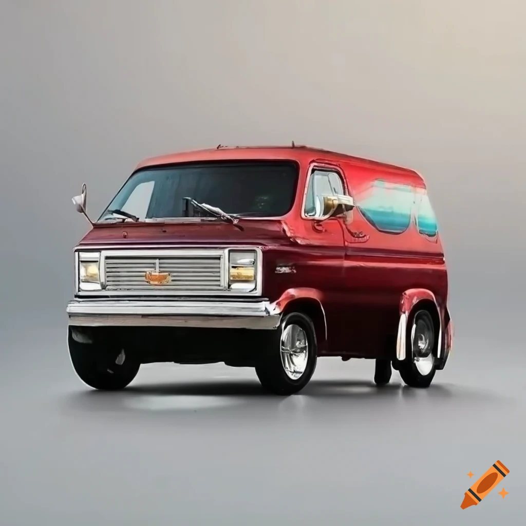 1981 gmc ram van with custom metalflake paint job on Craiyon