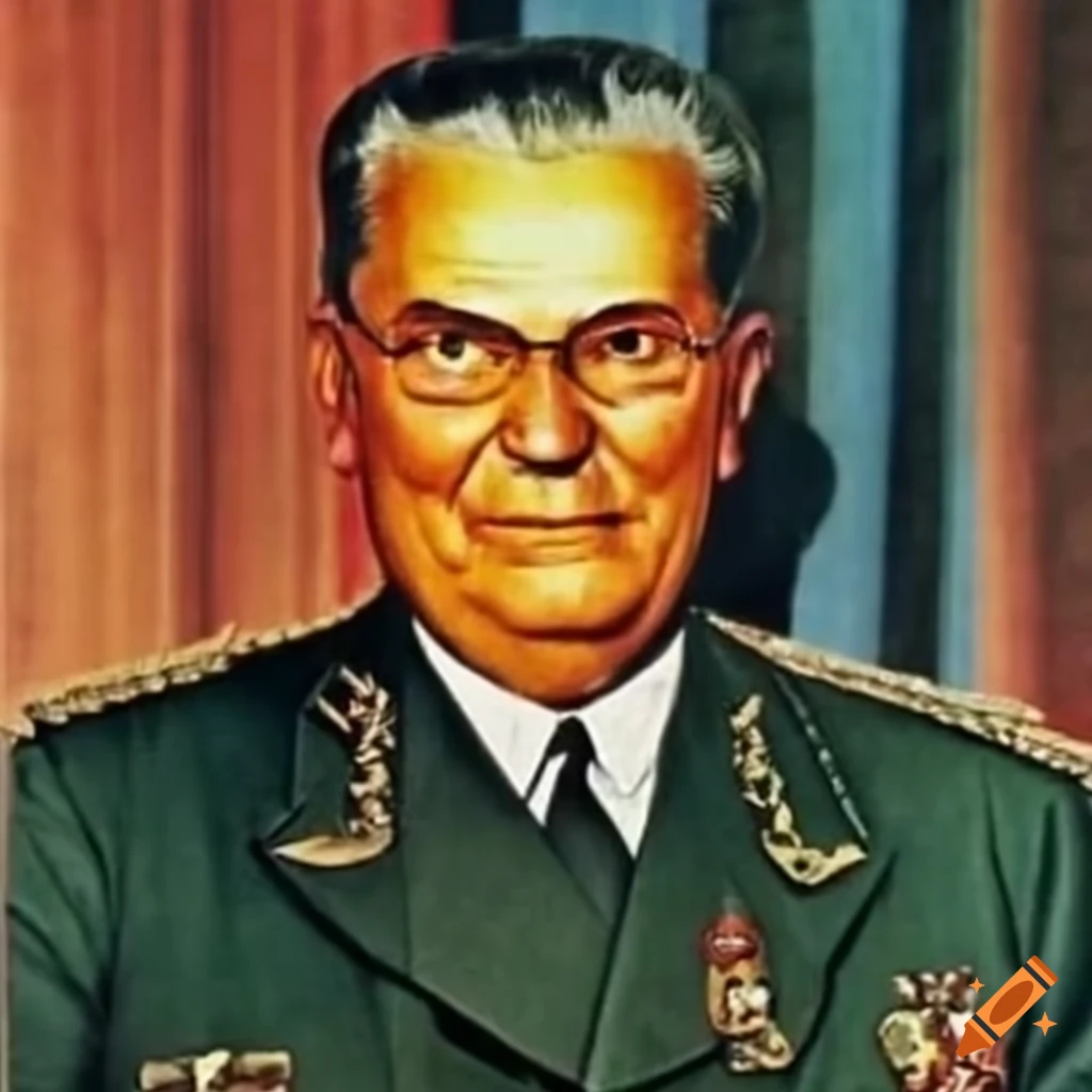 portrait of Josip Broz Tito