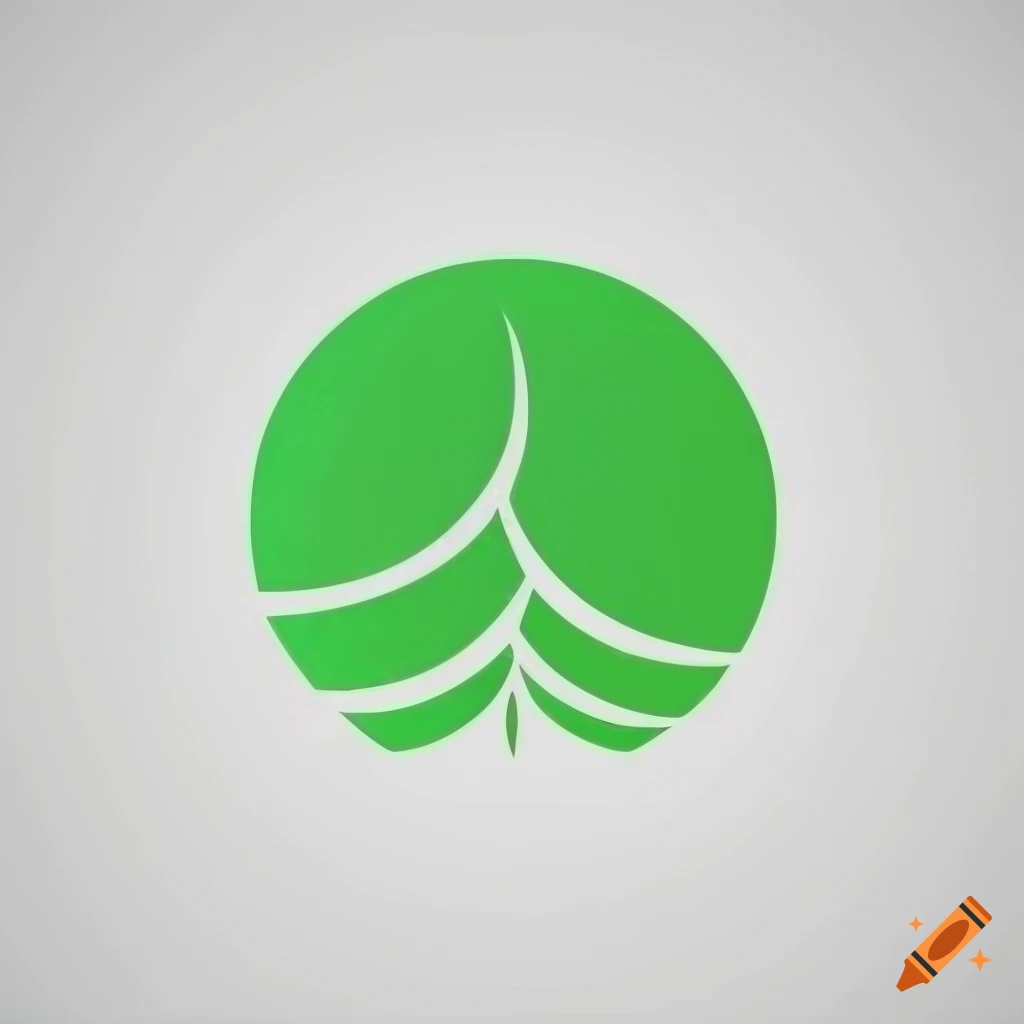 minimalist logo of a leafy tree on white background