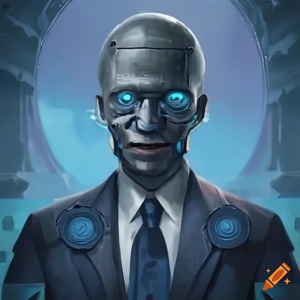 Portrait Of A Silver Robotic Businessman From A Board Game On Craiyon portrait-of-a-silver-robotic-businessman-from-a-board-game-on-craiyon