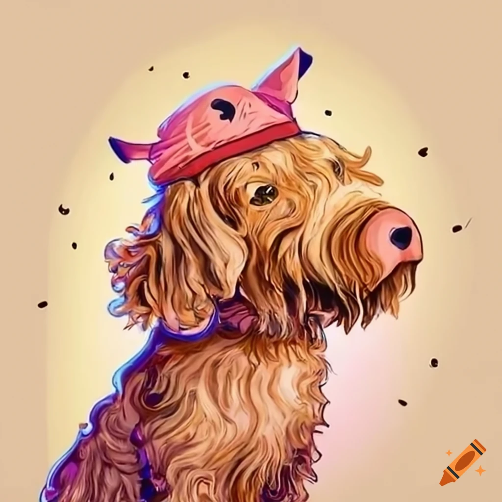 cute-golden-doodle-dog-in-a-pig-costume