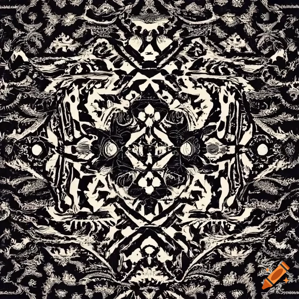 Seamless and tileable tree pattern with sharp, clean lines in 8k ...