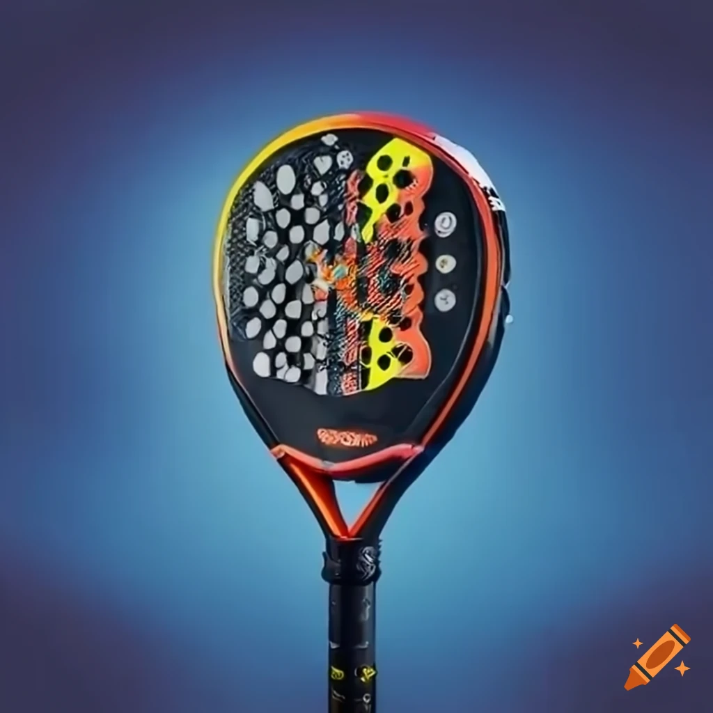 Padel merchandise brand commercial on Craiyon