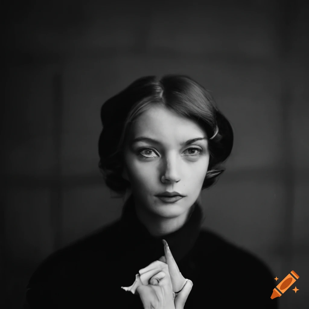 portrait of a female cinephile in Saint Petersburg