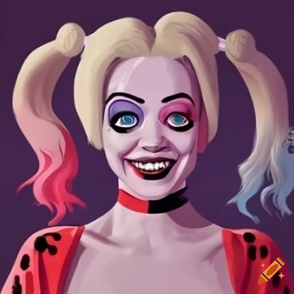 Harley Quinn In Adventure Time Style On Craiyon 