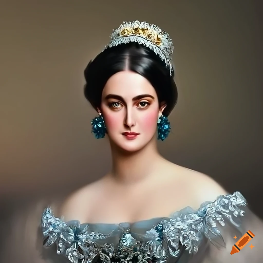 portrait of an elegant Victorian era lady