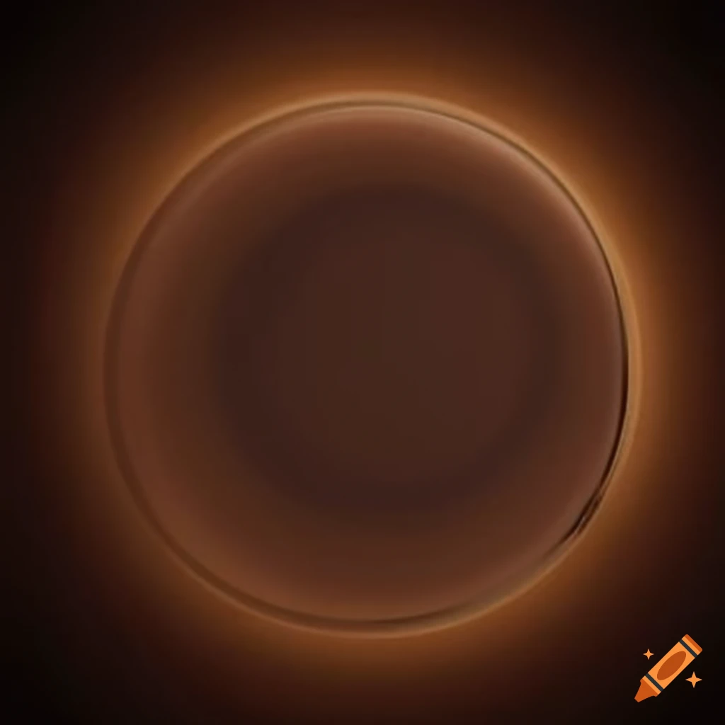 dark brown glass with a thick circle pattern