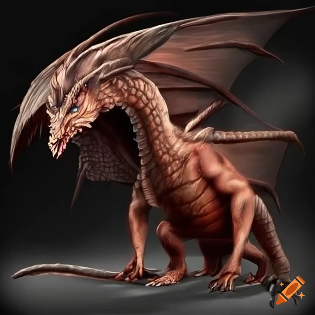 Hyper-realistic dragon artwork on Craiyon