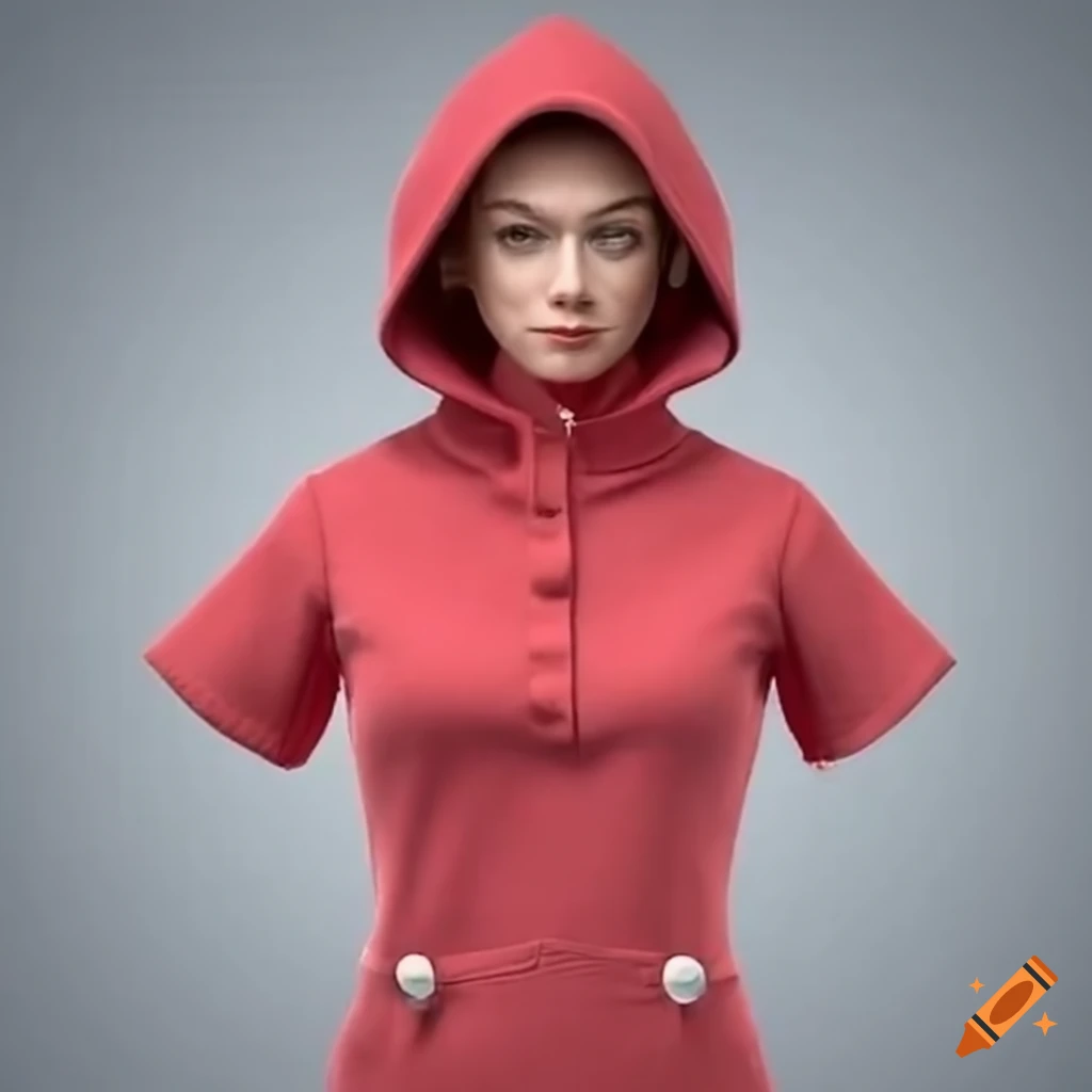 fashionable nurse outfit with turtleneck and hood