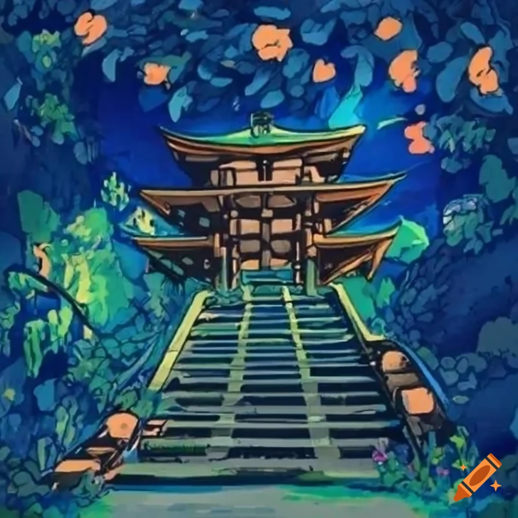 Pen And Ink Illustration Of Stairs To Japanese Temple In Forest On Craiyon pen-and-ink-illustration-of-stairs-to-japanese-temple-in-forest-on-craiyon