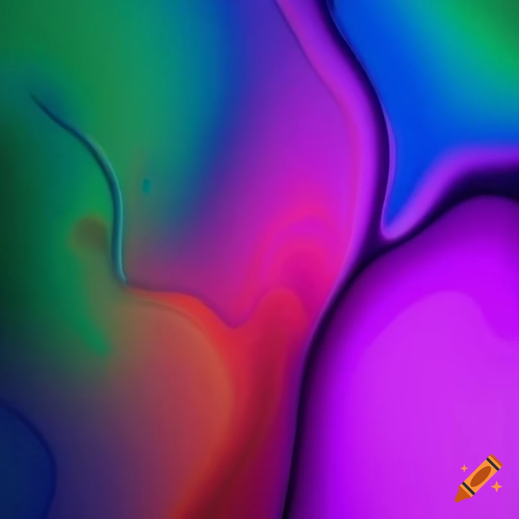 vibrant melting colors artwork