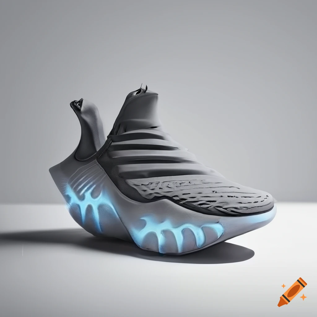 Futuristic white foam footwear concept by jerry lorenzo and adidas