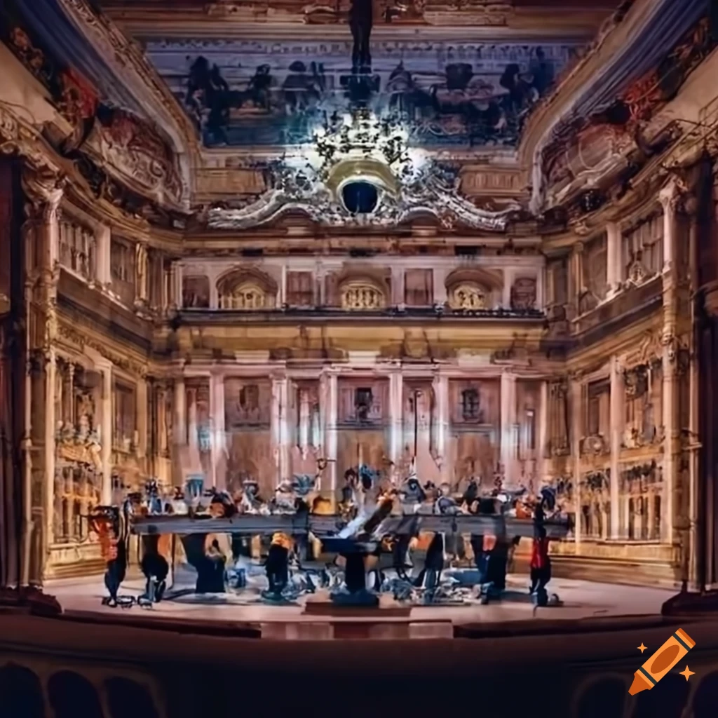 jazz orchestra performing at the Bolshoi Theatre