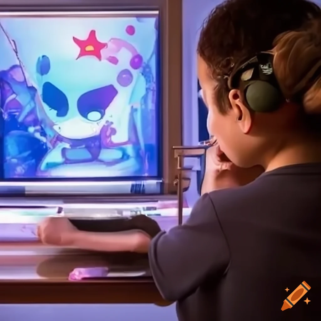 3am-cartoon-network-on-tv-on-craiyon