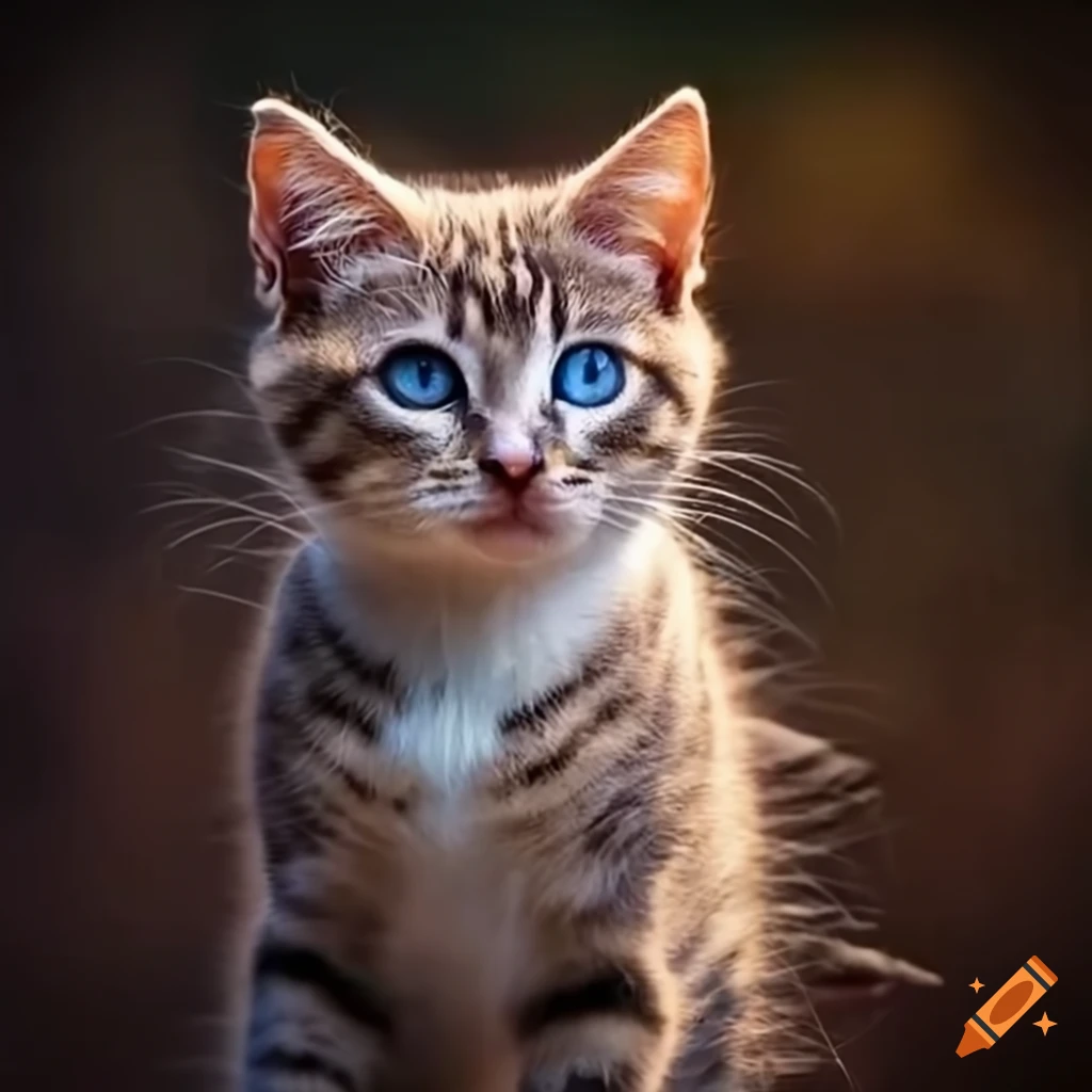 image of a curious kitten named Whiskers