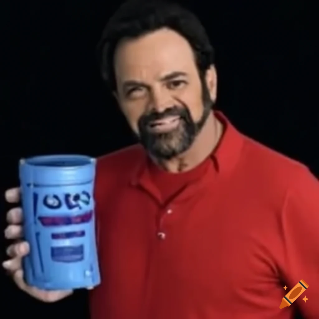 Billy Mays Demonstrating The Effectiveness Of Oxiclean On Craiyon